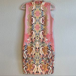 Melissa Paige Pink Print Dress Size XS
